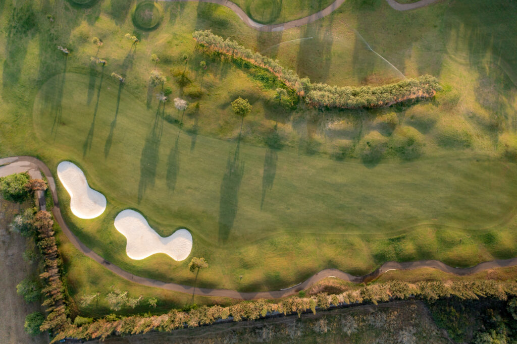 Aerial view of Pula Golf Club