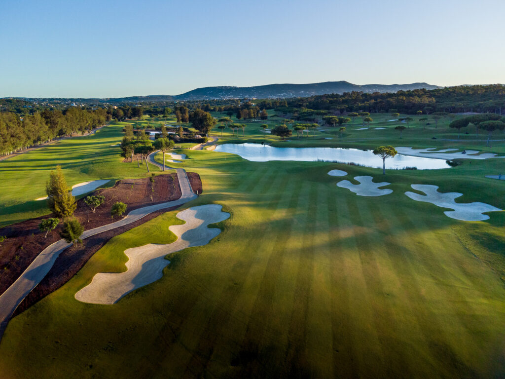 Aerial view of Quinta Do Lago Laranjal Golf Course