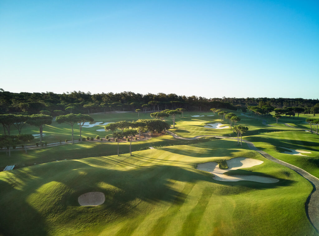 Aerial view of Quinta Do Lago Laranjal Golf Course