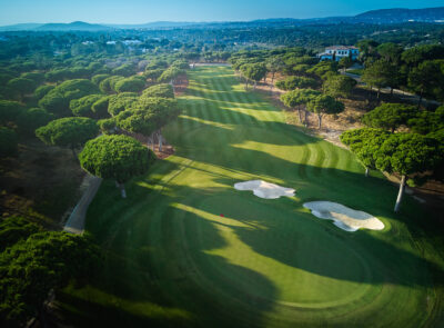 Aerial view of the fairway at Quinta Do Lago North Golf Course