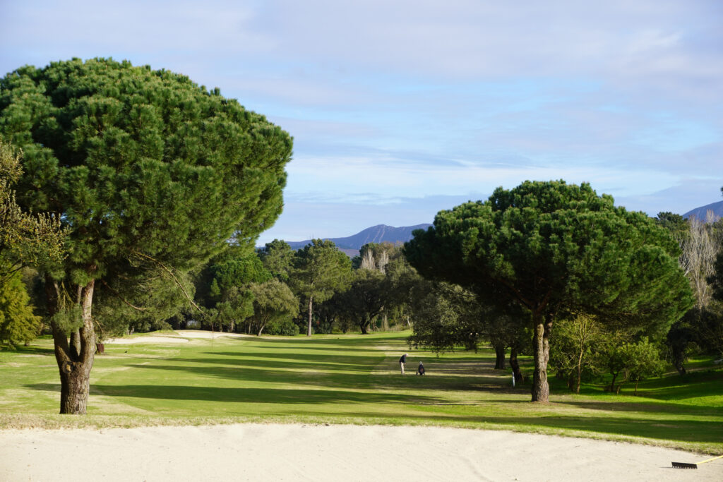 Fairway with trees around at Quinta do Peru Golf Course