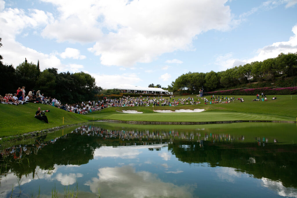 People watching the golf at Real Club Valderrama Golf Course