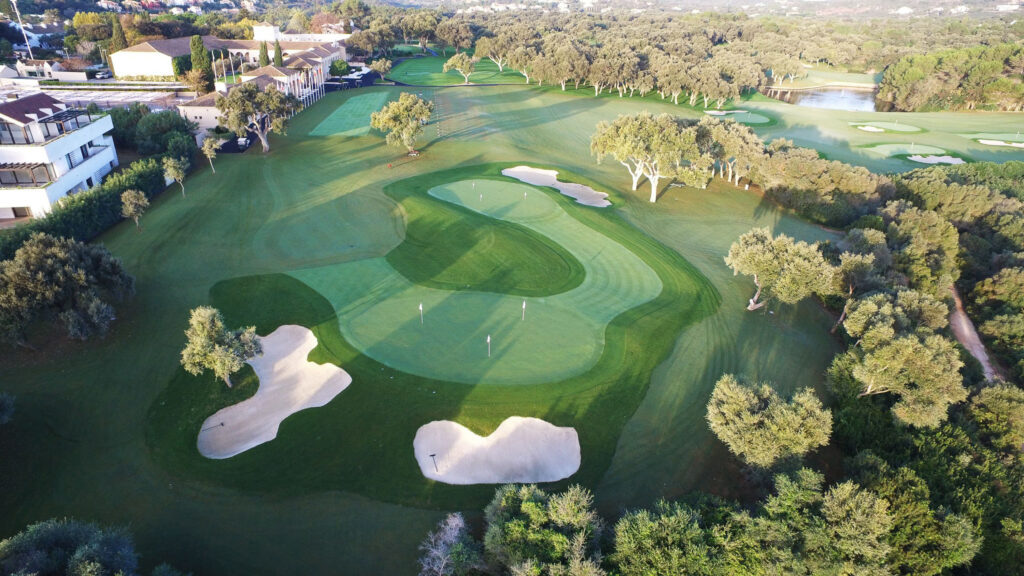 Aerial view of Real Club Valderrama Golf Course