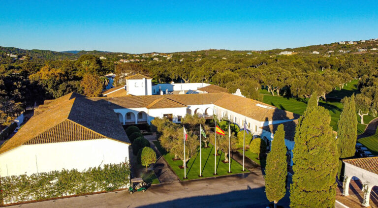 Clubhouse at Real Club Valderrama Golf Course