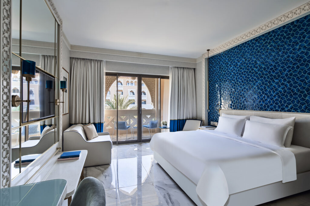 Double bed accommodation at Rixos Premium Saadiyat Island