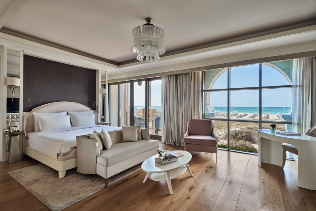 Double bed accommodation at Rixos Premium Saadiyat Island