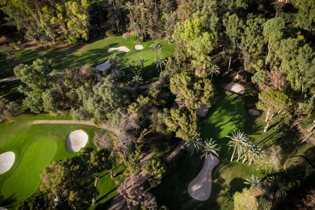 Aerial view of Royal Golf Marrakech