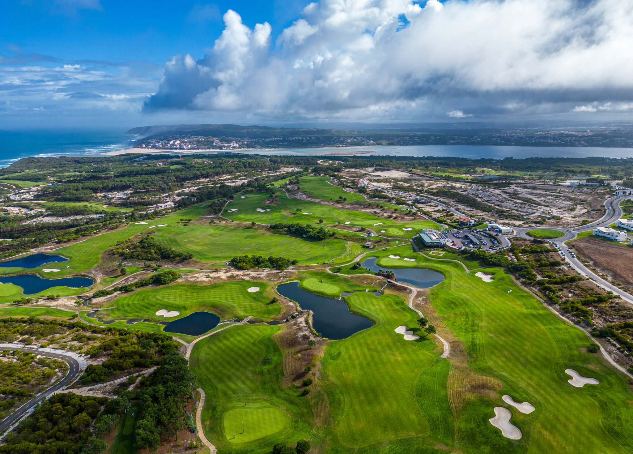 Aerial view of Royal Obidos Golf Course