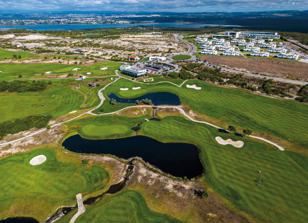 Aerial view of Royal Obidos Golf Course