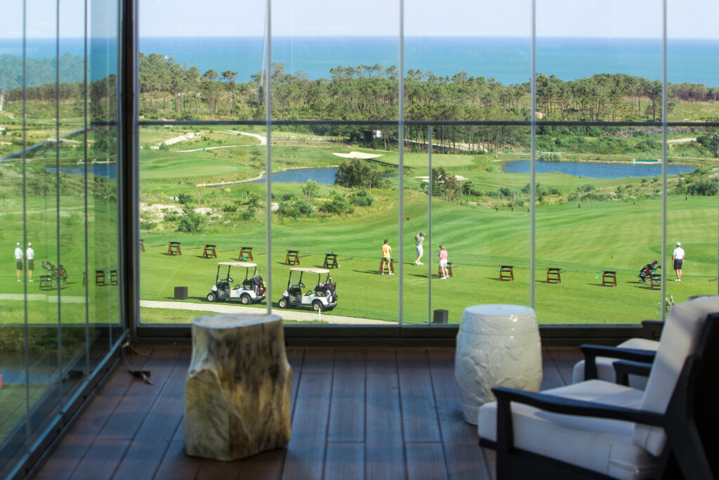 View of the Royal Obidos Golf Course from the clubhouse