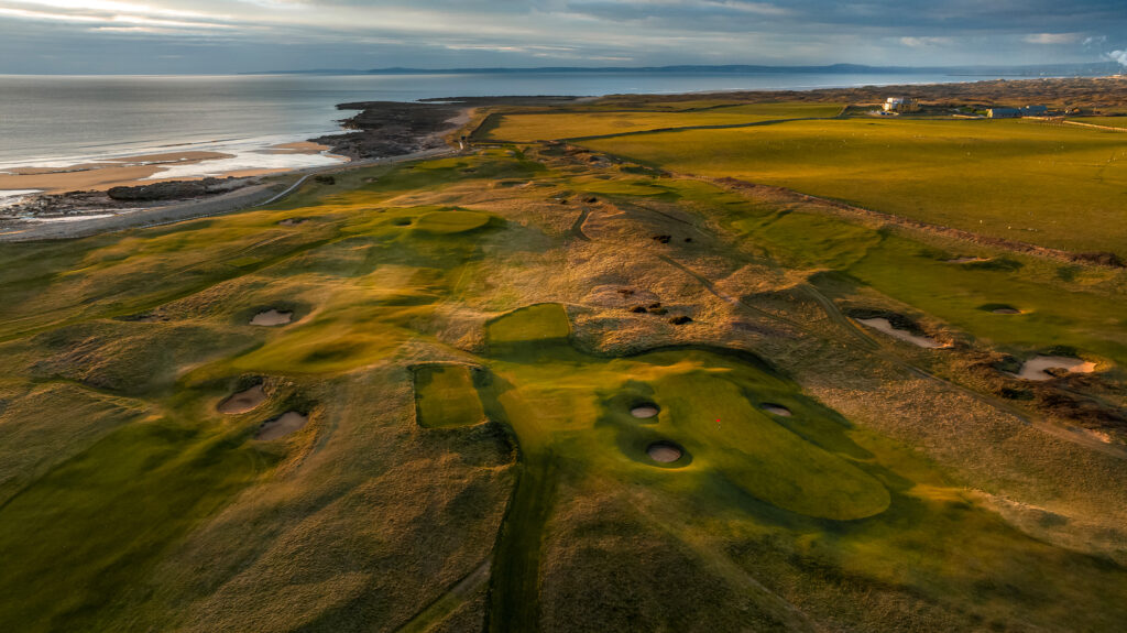 Aerial view of Royal Porthcawl