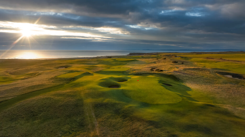 Aerial view of Royal Porthcawl