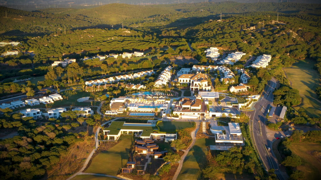 Aerial view of SO/ Sotogrande Spa & Golf Resort Hotel