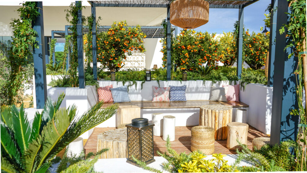 Outdoor seating at SO/ Sotogrande Spa & Golf Resort Hotel