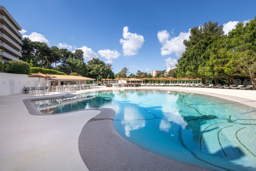 Outdoor pool at Salles Hotel Marina Portals