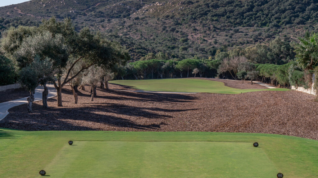 View of fairway from the tee box at San Roque - The Old Course