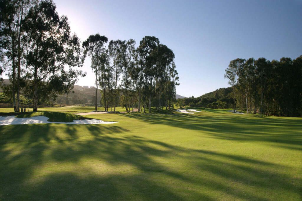 Fairway with trees around at Santana Golf Course