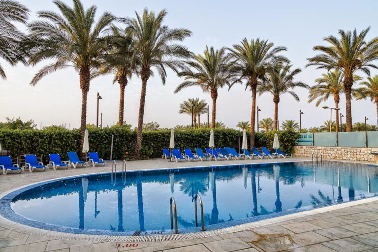 Outdoor pool at Senator Aguilas Hotel