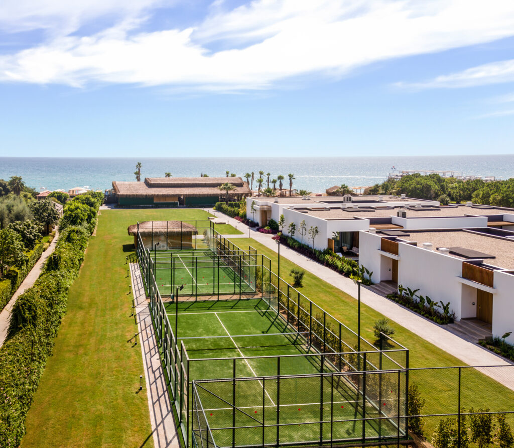 Tennis courts at Sirene Belek Hotel