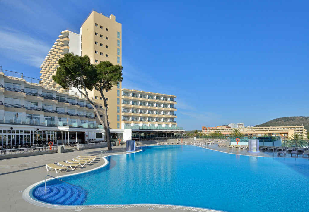 Outdoor pool and exterior of Sol Barbados