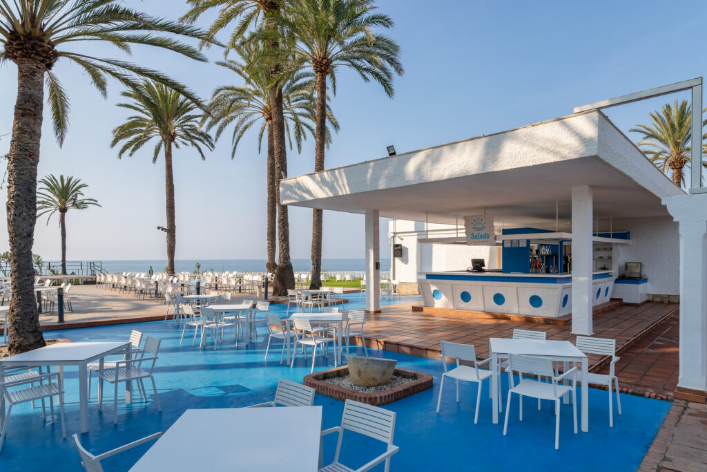 Outdoor bar at Sol Marbella Estepona Atalaya Park