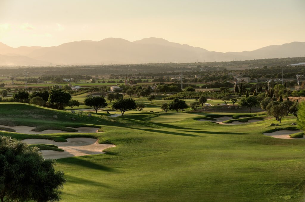 Fairway with bunkers at Son Gual Golf Course