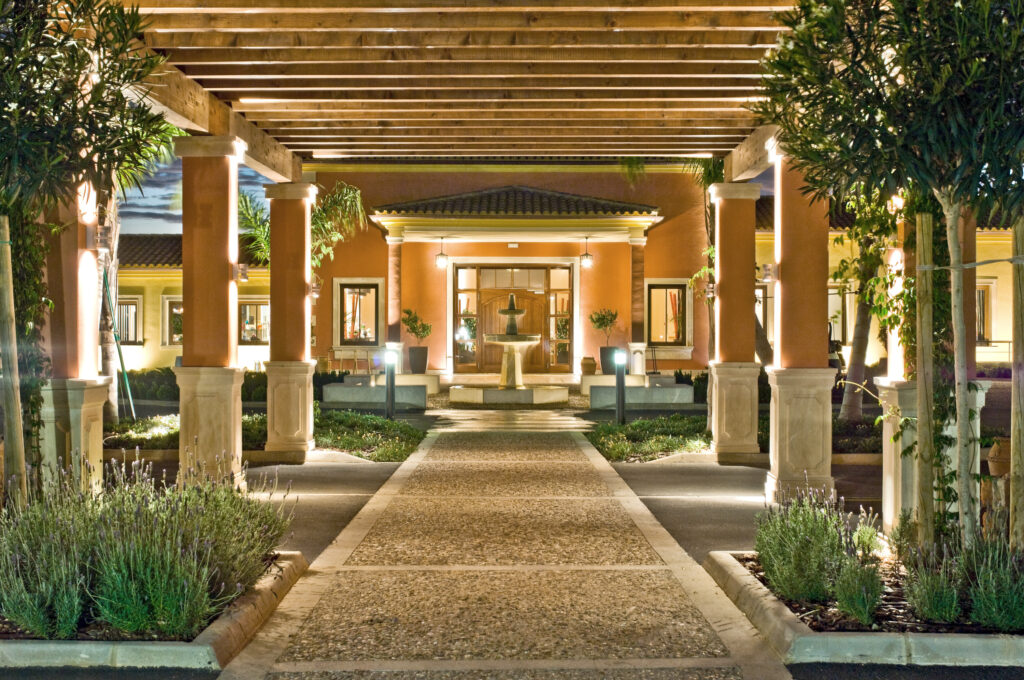 Entrance to building at Son Gual Golf Course