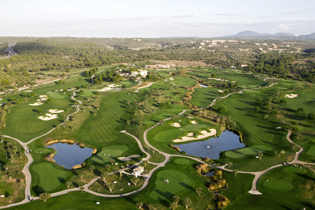 Aerial view of Son Gual Golf Course