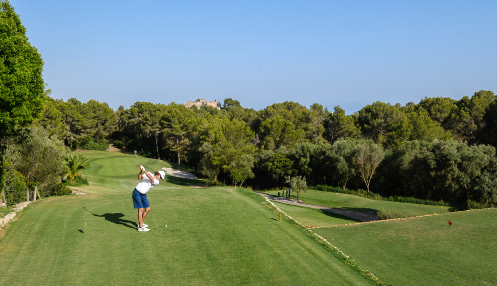 Person playing golf at Son Muntaner Golf Course