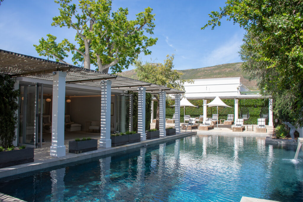 Outdoor pool at Steenberg Hotel