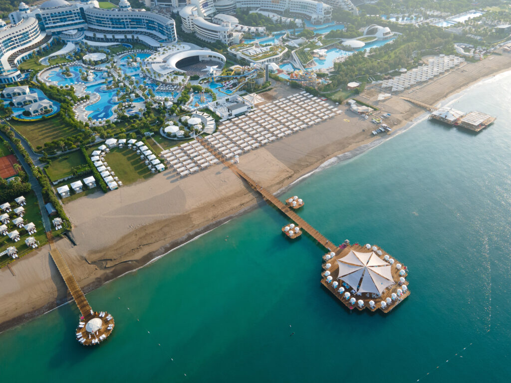 Aerial view of Sueno Hotels Deluxe Belek