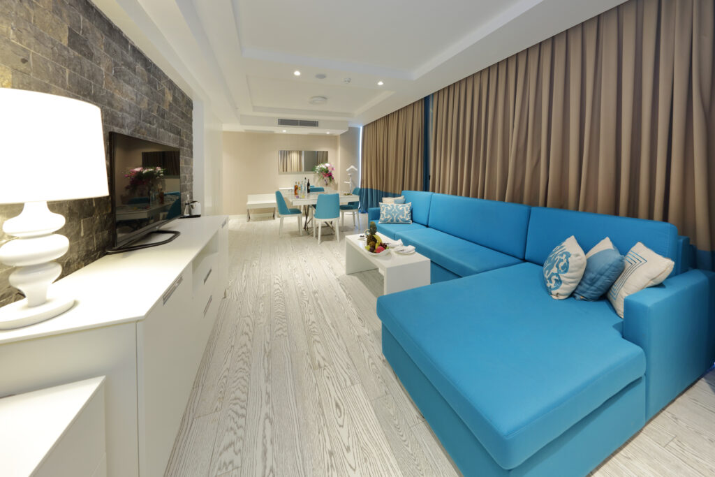 Accommodation living area at Sueno Hotels Deluxe Belek