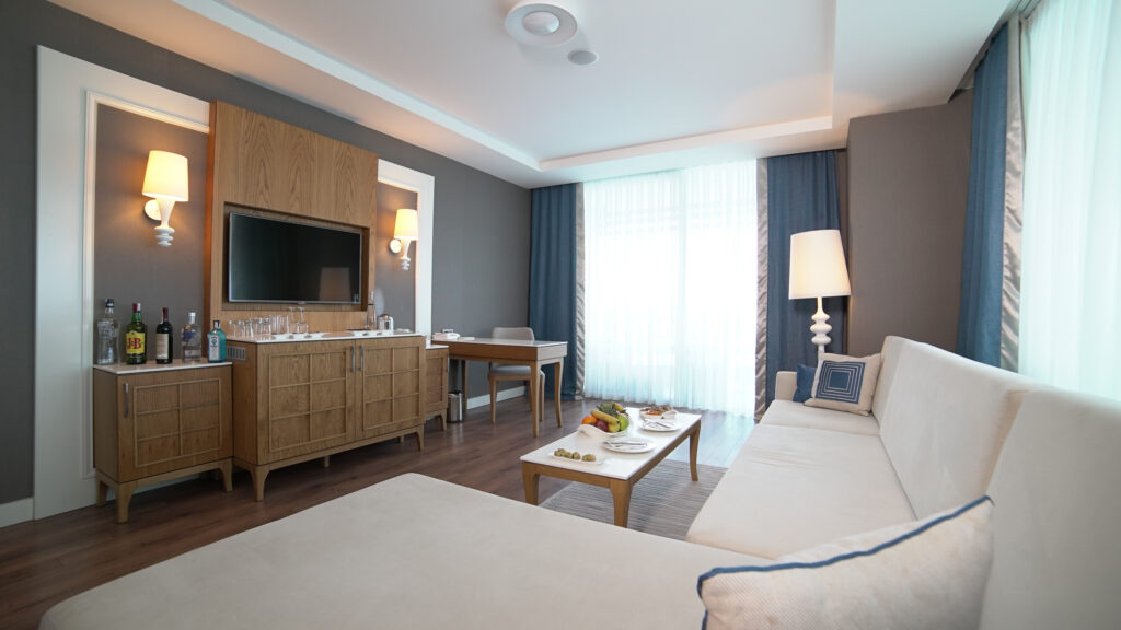 Accommodation living area at Sueno Hotels Deluxe Belek