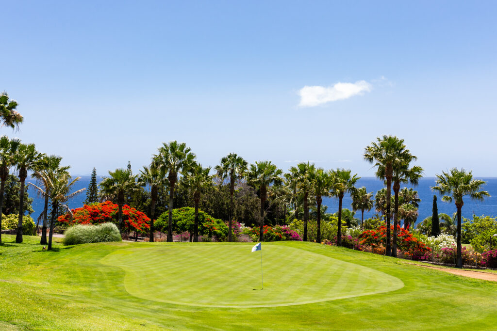 Hole with trees around at Tecina Golf