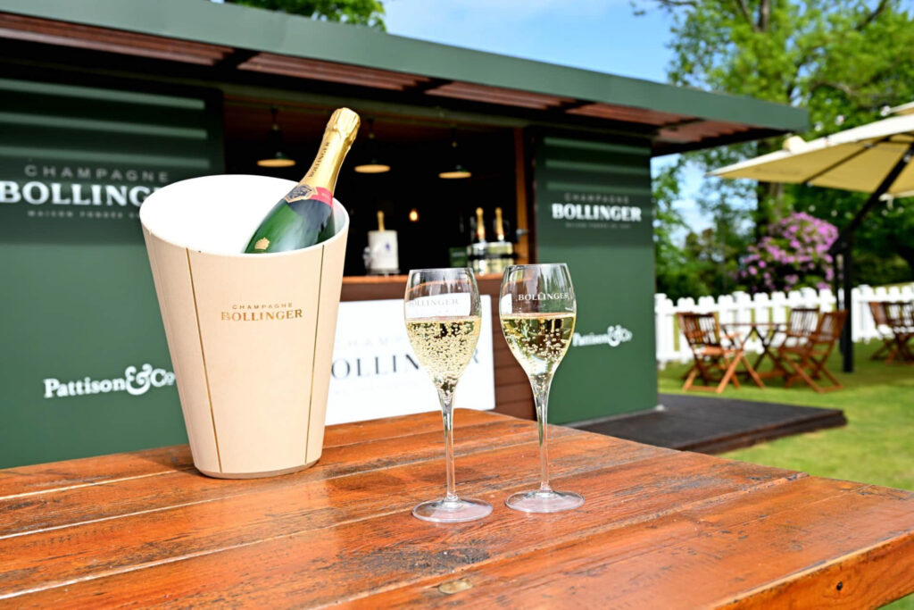 Champagne served at The Culloden Estate & Spa