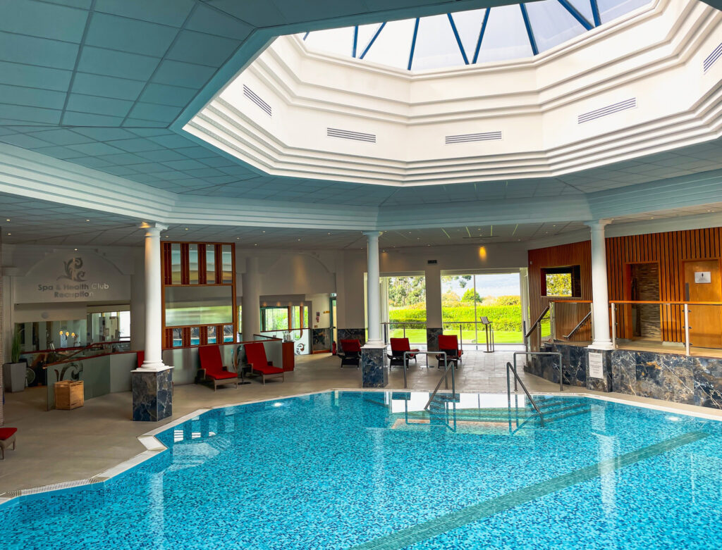 Indoor pool at The Culloden Estate & Spa