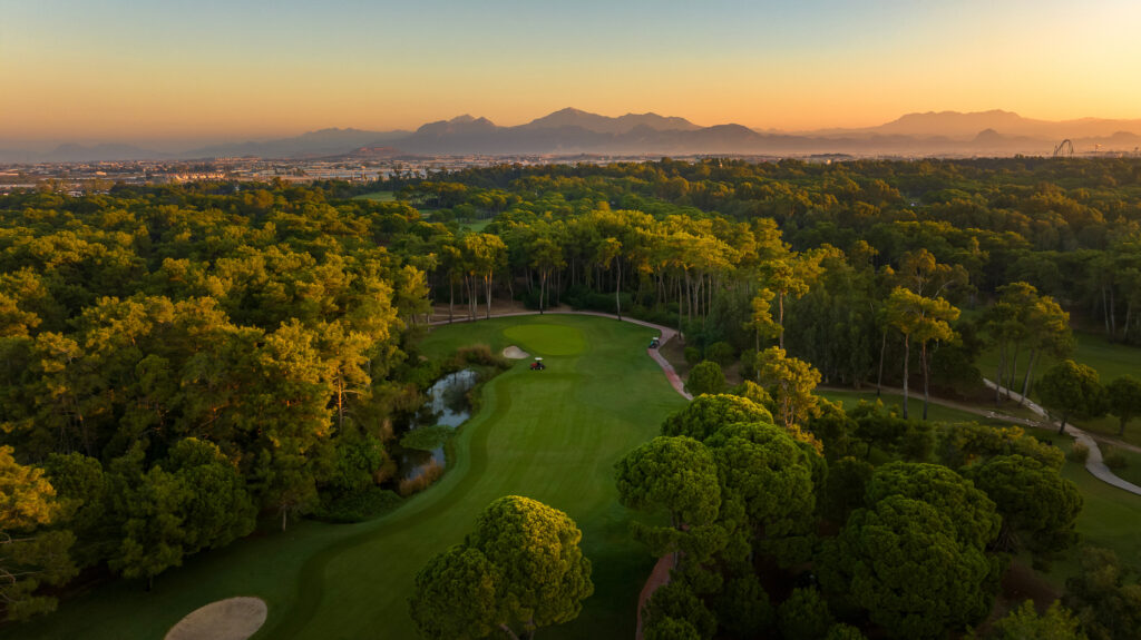 Fairway with trees around at The National Golf Course