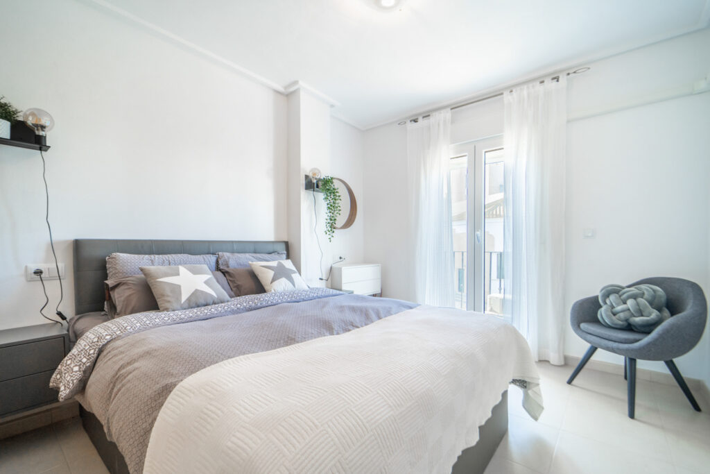 Double bed accommodation at The Residences at La Torre