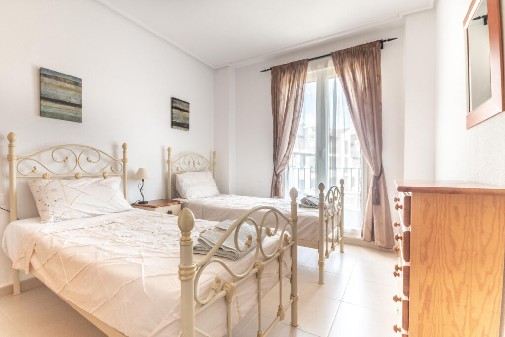 Twin bed accommodation at The Residences at La Torre