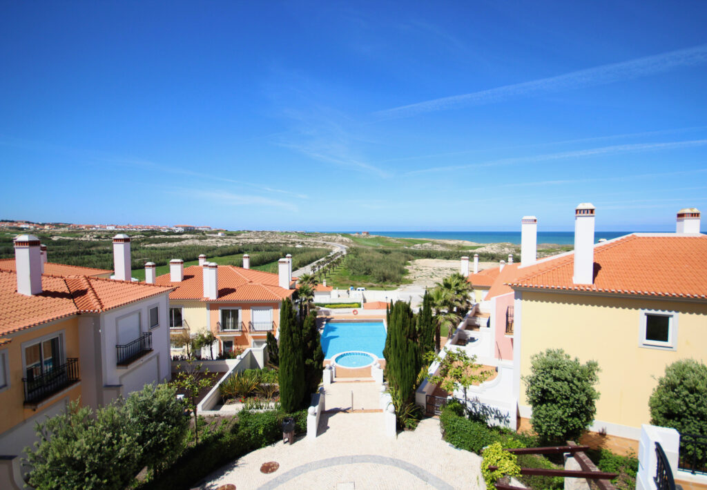 Aerial view of Praia d’el Rey - The Village Resort