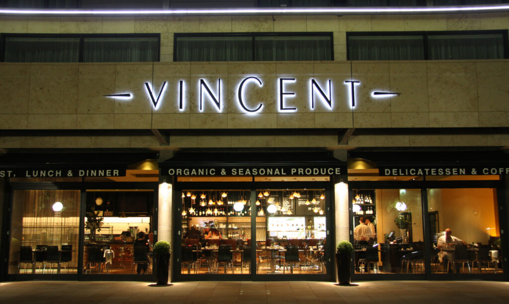 Exterior of The Vincent Hotel