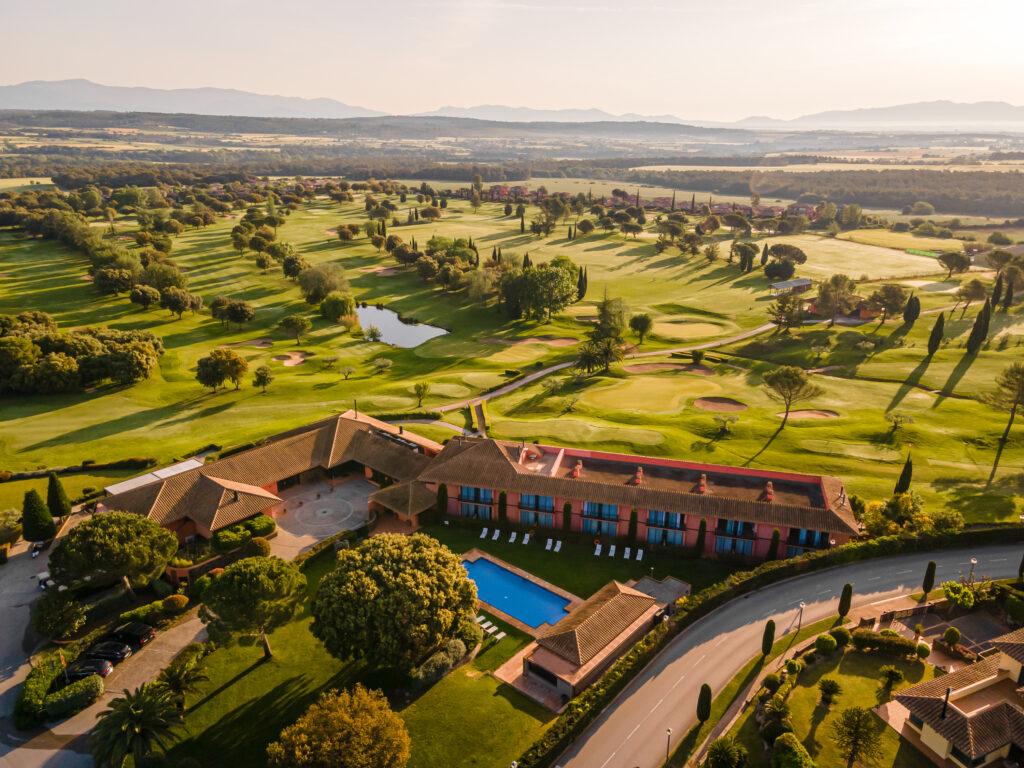 Aerial view of golf at Torremirona Golf & Spa Resort