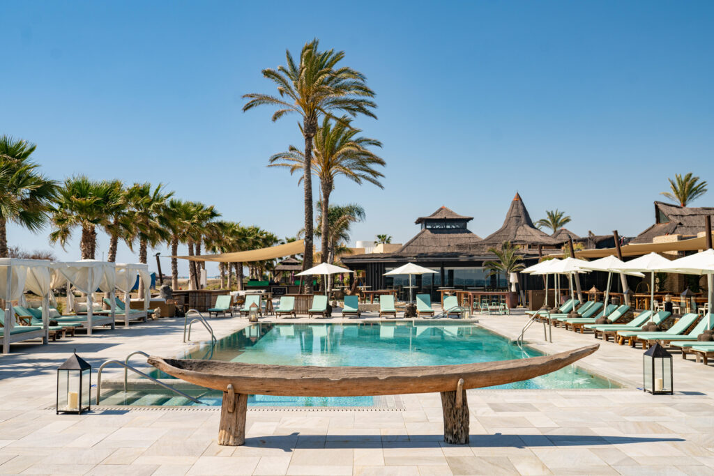 Outdoor pool at Valle Del Este Golf Resort