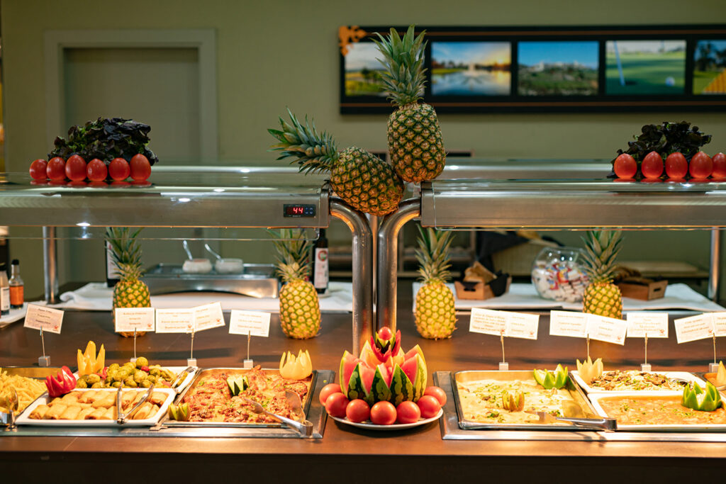 Food served at Valle Del Este Golf Resort