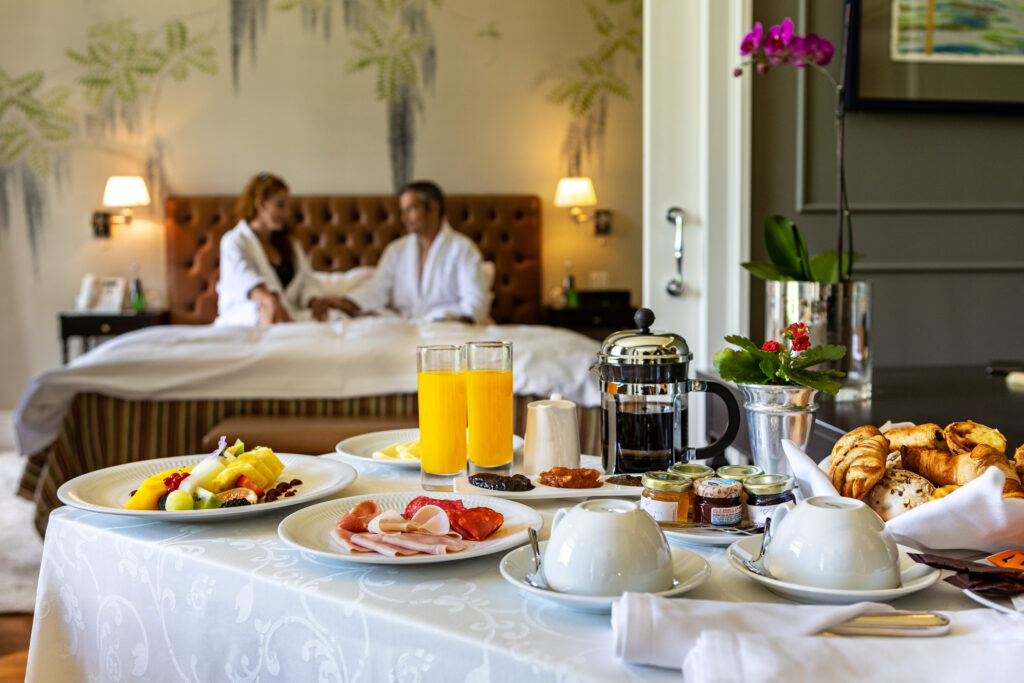 Breakfast spread at Vidago Palace Hotel