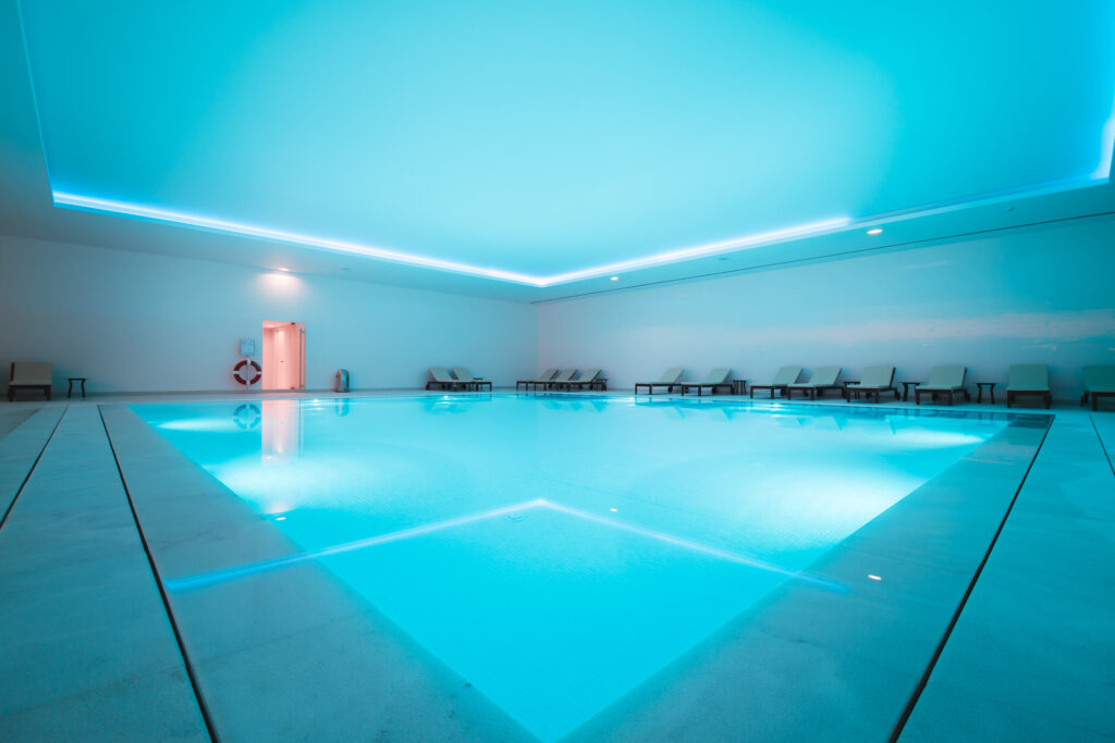 Indoor pool at Vidamar Resort Hotel Algarve
