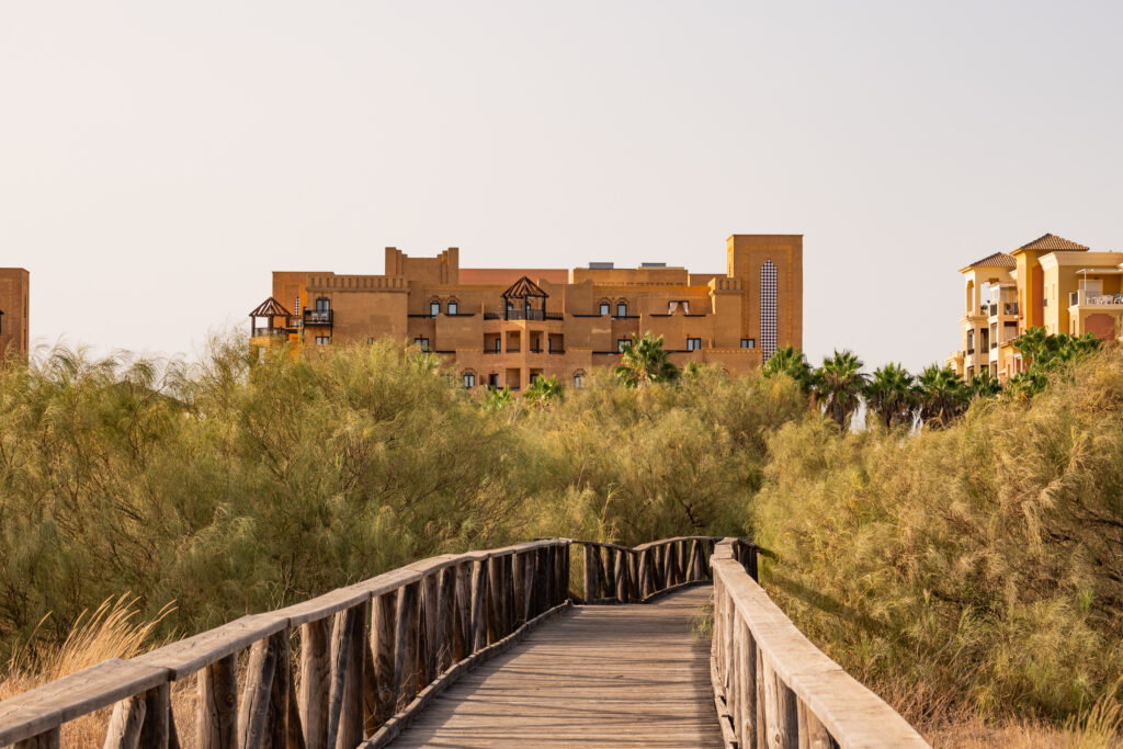 Bridge through path at Vila Gale Isla Canela