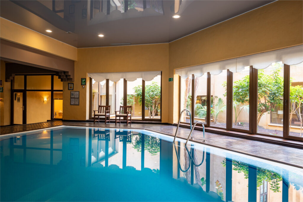 Indoor pool at Vila Gale Isla Canela