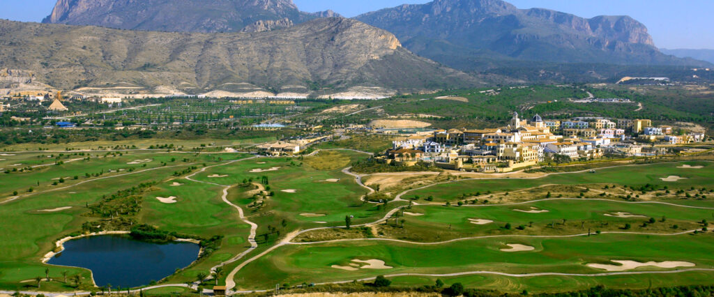 Aerial view of Villaitana - Levante Course