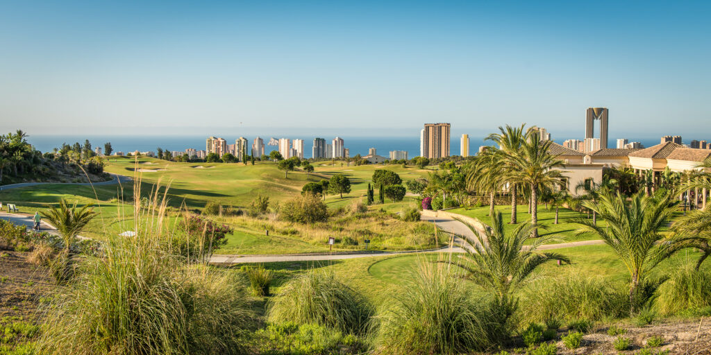 Path through fairway at Villaitana - Levante Course